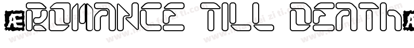 “romance till death”字体转换